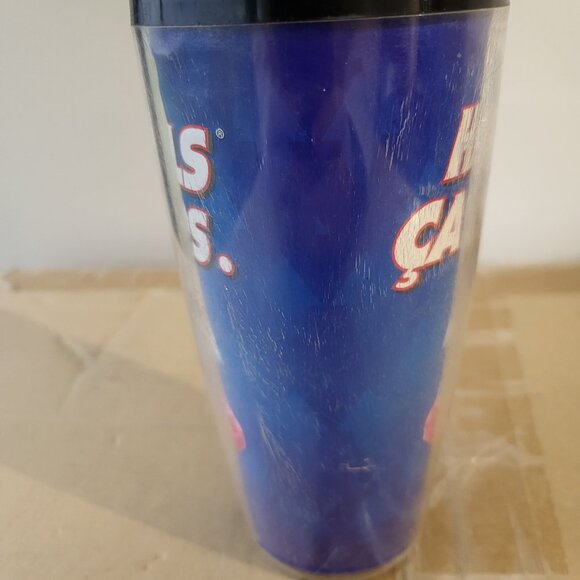 VINTAGE HALLS COUGH DROPS PLASTIC TRAVEL MUG "NO LID" SEE PICS GUC "BIN G" - Picture 4 of 8